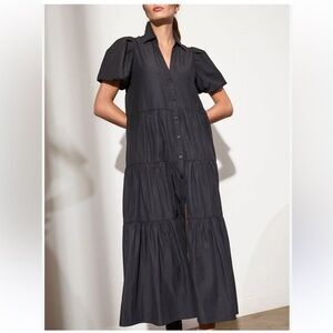 Brochu Walker Havana Dress Dark Charcoal Size Small